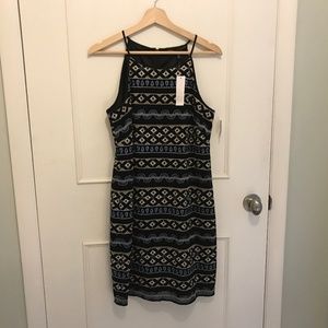 NWT White House Black Market Embroidered Sleeveless Dress Sz 4